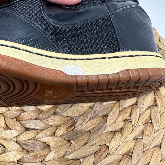 Nike Dunk Sky Hi Black Essential Mesh Gum Hidden Wedge Size 7.5 - Picture 9 of 9